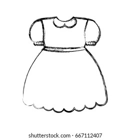 Girl Dress Icon Stock Vector (Royalty Free) 667112407 | Shutterstock