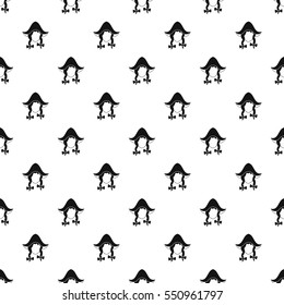 Girl dutch pattern. Simple illustration of girl dutch vector pattern for web