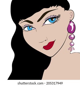Girl with earring