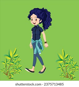 Guión infantil vectorial 