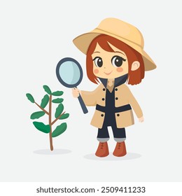 Girl Exploring New Things with Curiosity