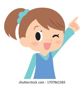 girl expression and emotions,notice and answer