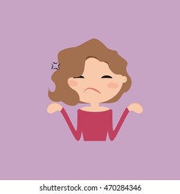 girl expression face