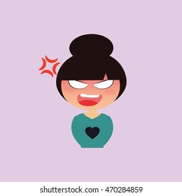 girl expression face