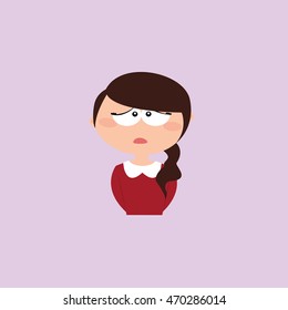 girl expression face