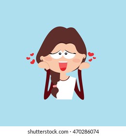 girl expression face