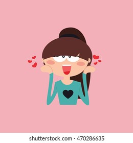 girl expression face
