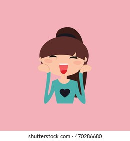 girl expression face