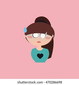 girl expression face