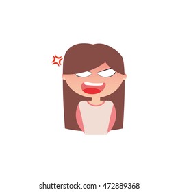 girl expression face