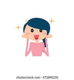 girl expression face