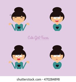 girl expression faces