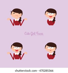 girl expression faces