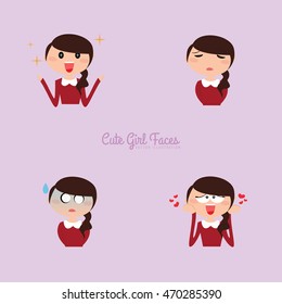 girl expression faces