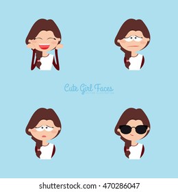 girl expression faces