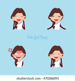 girl expression faces