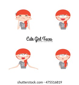 girl expression faces