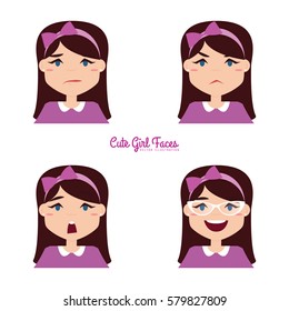 girl Expression Faces