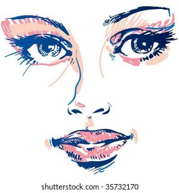 Girl face