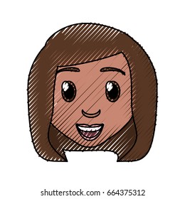 girl face cartoon