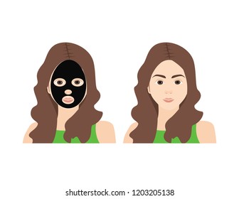Girl face mask