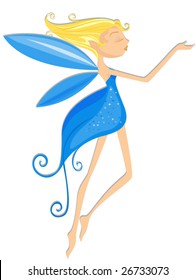 Girl Fairy - Vector