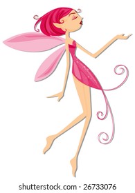 Girl Fairy - Vector