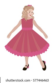 girl in fancy dress