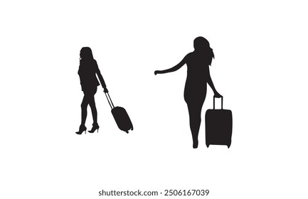 Girl fashion design vectors illustration