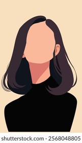 girl flat design illustration collection