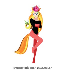 The girl with the Fox's tail