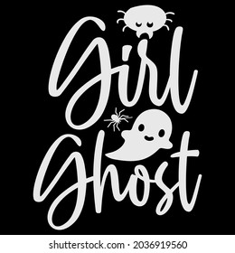 Girl Ghost SVG Design | Halloween SVG Cut Files