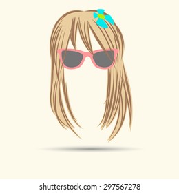 girl in glasses