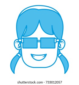 Girl with glasses
