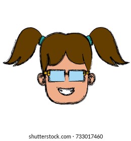 Girl with glasses