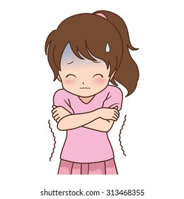 girl got cold