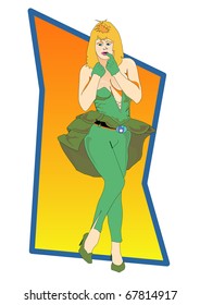 Girl in Green