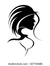 Girl Hair Stock Vector (royalty Free) 107733488 