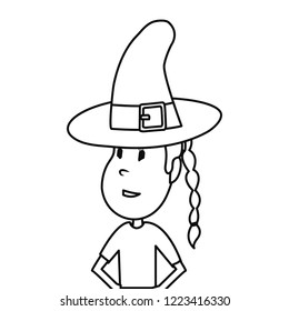 girl in halloween character costume