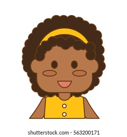 girl happy child icon image vector illustration design 