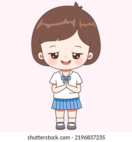 A girl is a happy student Volume 5