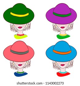 the girl in the hat