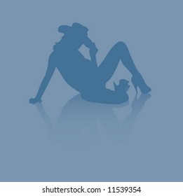 Girl in a hat.