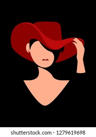 The girl in the hat