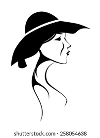 girl with hat