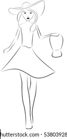 the girl in the hat