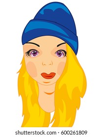 Girl in hat