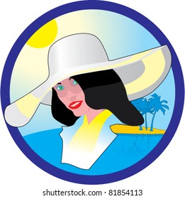 Girl with hat