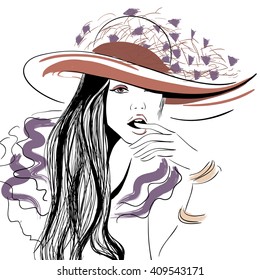 Wild Cowgirl Braids Stock Vector (Royalty Free) 235079719 | Shutterstock