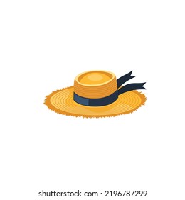 a girl hat vector illustration